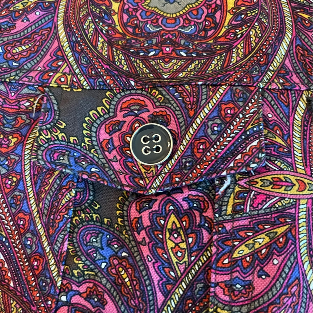 ANALOGY PAISLEY PATTERNED JACKET LARGE - Picture 7 of 13